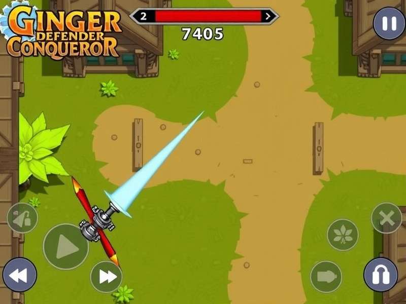 Ginger Defender Conqueror Gameplay Screenshot